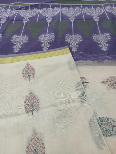 PL Polyester Big Butta Softee saree Jacquard